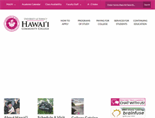 Tablet Screenshot of hawcc.hawaii.edu