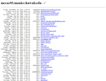 Tablet Screenshot of mccac03.mauicc.hawaii.edu