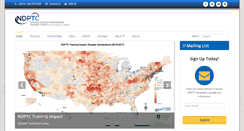 Desktop Screenshot of ndptc.hawaii.edu