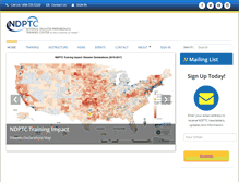 Tablet Screenshot of ndptc.hawaii.edu
