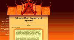 Desktop Screenshot of khmer.hawaii.edu