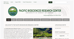 Desktop Screenshot of pbrc.hawaii.edu