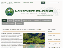 Tablet Screenshot of pbrc.hawaii.edu