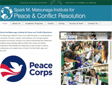 Tablet Screenshot of peaceinstitute.hawaii.edu