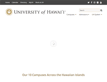 Tablet Screenshot of hawaii.edu